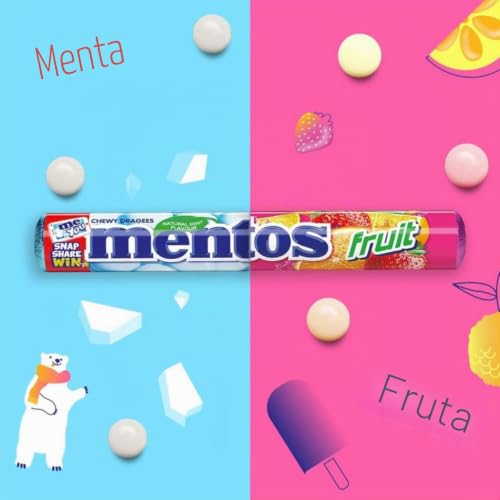 Mentos Pasteles de menta masticables en formato ahorro de 40 rollos 6