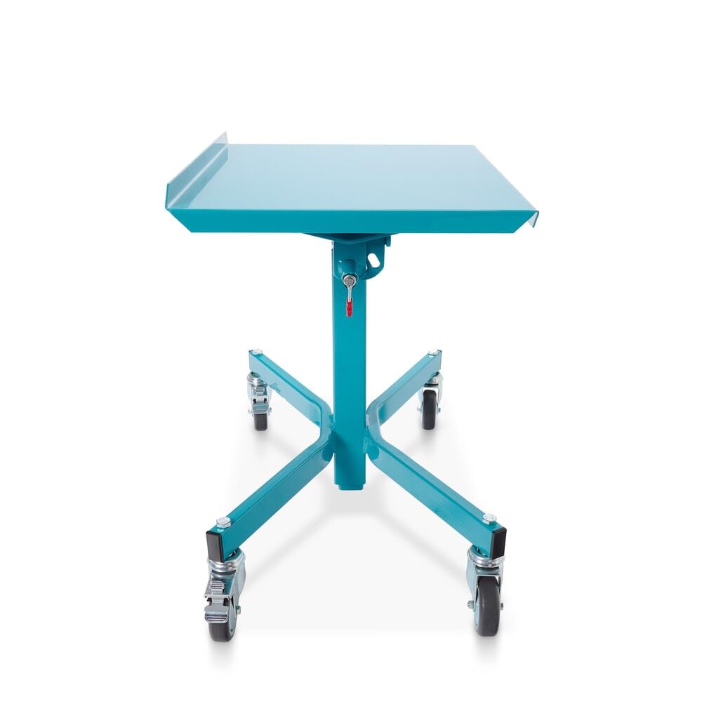 Ameise Materialständer | 150 kg Tragkraft | HxBxT 52-80 x 51 x 41 cm | höhenverstellbar, neigbar | 4 Rollen aus TPE | 1-seitige Anlagekante | stabiles Stahlgestell | vollständig montiert