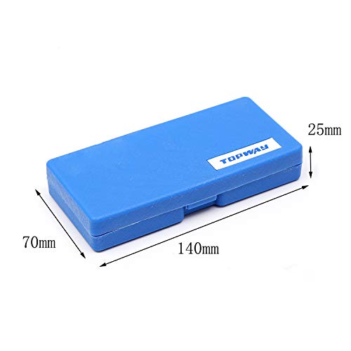 TOPWAY Outside Metric Micrometer Tool 0-25mm + Kalibrierschlüssel + Gehäuse