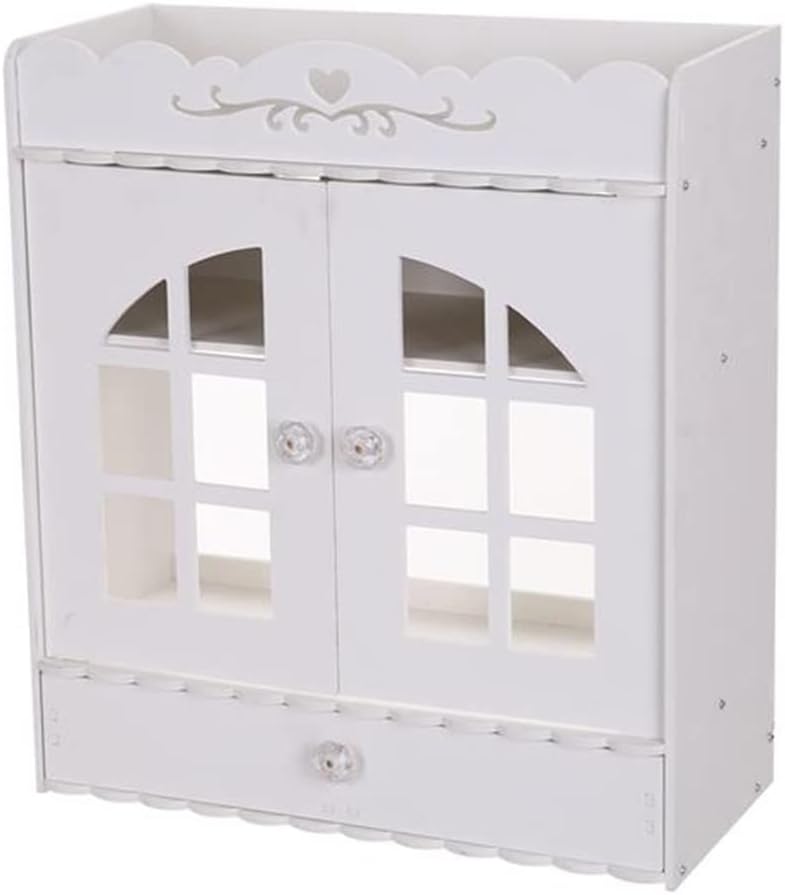 (39 X 17.5 X 44) cm Non-Porous PVC Bathroom Vanity Cabinet with Drawers Bathroom Cabinet (D As Shown)