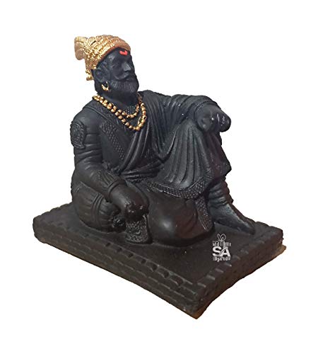 Image of Stone Chhatrapati Shivaji Maharaj Statue, Standard, Brown