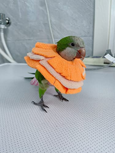 Image of Adjustable Parrot Cone Collar, Safe and Practical Cotton Collar to Prevent Bites and Licking Wounds, to Help heal (XL)