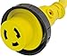 Conntek 17105-050RE Marine Shore Power 30 Amp Cordset with Light Indicator (Yellow, 50-Feet)