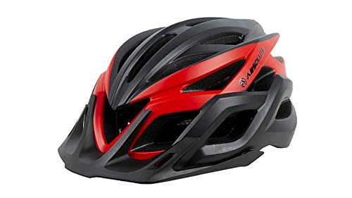 Capacete Ciclismo Bike Absolute Wild Flash Led Integrado Usb Preto Vermelho
