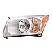 Brock Replacement Driver Headlight Compatible with 2007-2012 Caliber 5303739AJ