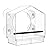 Suekiria Acrylic Window Bird Feeder with 4 Strong Suction Cups, Clear and Transparent Bird House, Removable Food Tray with Drain Holes, Easy Install and Clean for Backyard and Viewing
