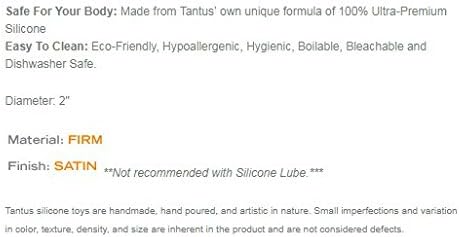 Miniatura 2 de Tantus Juguetes sexuales para adultos, anillo de pene para principiantes, 100% silicona firme de alta calidad, estirado para pollapene, banda