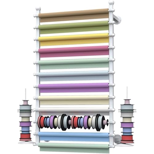 Support de rangement pour écharpes avec 12 barres de suspension murales