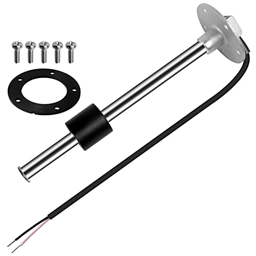 Fuel Level Sending Unit Stainless Steel Fuel Gas Sender for Marine Boat Water Fuel Level Gauge Sensor 240~33ohm 9"(225mm),Fuel Tank Sending Unit,Water&Fuel Gauge Level Sensor â€¦