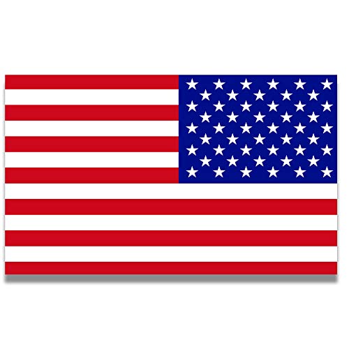Image of Magnet Me Up Reversed American Flag Magnet Decal, 5x8 Inches, Red White, and Blue, Heavy Duty Automotive Magnet for Cars, Trucks, SUVs, or Any Other Magnetic Surface