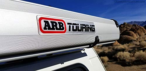 ARB 4x4 Accessories 814411 Retractable Aluminium Awning with Led Light Strip Included 2500x2500mm 8.2 Feet x 8.2 Feet Deal for Camping, Roadtrips, Outdoor Trips, Travel, Expedition, RV, Camper, 4x4