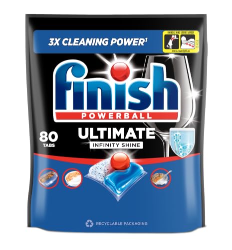 Finish Ultimate Infinity Shine Spülmaschinentabs Sparpack 80 Finish Caps – Ansicht 2