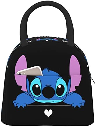 GUMBOY Anime Lunch box Insulated Reusable Portable Lunch Bag Container For Women Men Teens Work Picnic Travel