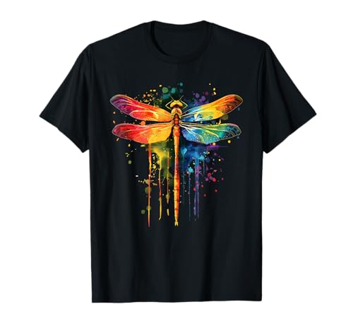 ���̃g���{�����g���{�����w�A�[�g Rainbow Dragonflies art artwork T�V���c