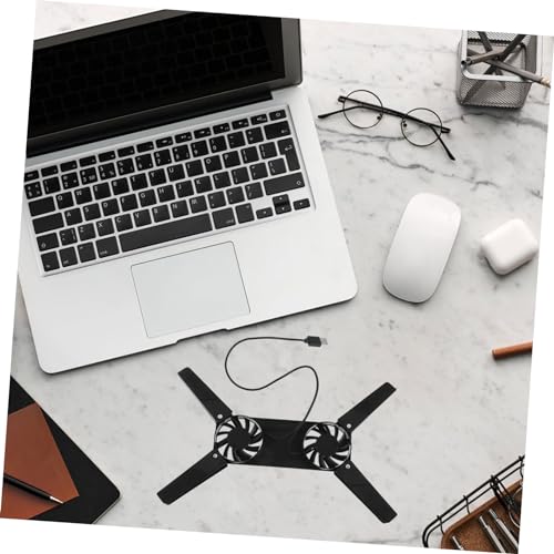 Base para laptop con ventilador y ajuste de altura Uonlytech miniatura 4