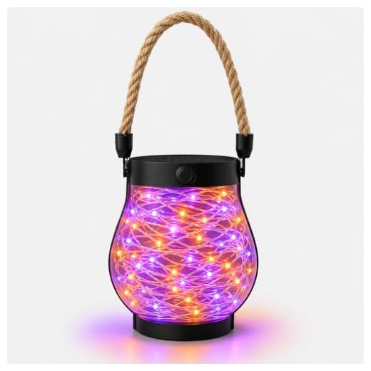 SANJICHA 2-Pack 66FT 200 LED Purple Halloween Lights for Indoor/Outdoor, Extendable Halloween Tree Lights with Memory Function & Timer, 8 Lighting Modes Plug in Halloween String Lights (Purple)