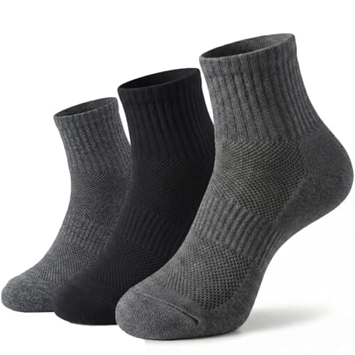 Image of Men's Cotton Rich Ankle Socks Unisex | Soft, Skin Friendly, Terry Cushioned & Breathable | Fits UK 5-11| Combo Packs