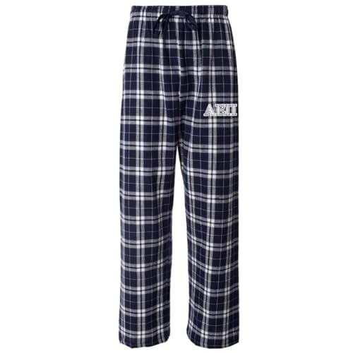 Campus Classics Alpha Epsilon Pi Navy Plaid Flannel Pants AEPi