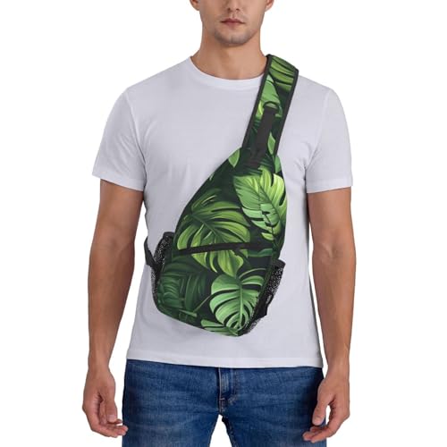 Bolso bandolera Turtleback Leaves para mujer y hombre miniatura 7