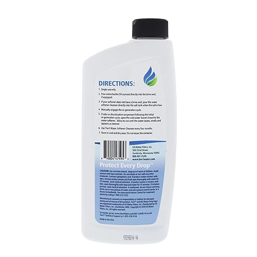 Tier1 Water Softener Cleanser Packaged Bottles