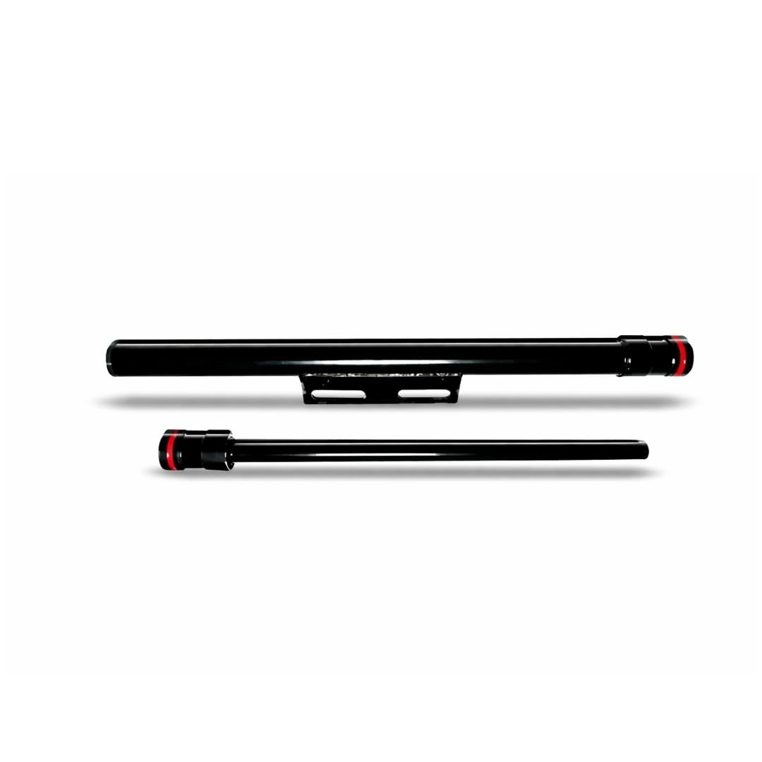 Bike Open Leg Guard Crash Guard with Self Defense Rod Black for Hero Splendor BS3, BS4, BS6 All Model's 3-image-24