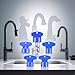 5Pcs Blue Cache Faucet Aerator Key Removal Tool with 5 Sizes M16.5, M18.5, M21.5, M22.5, M24 Recessed Aerator Key Sink Aerator Wrench for Bath Kitchen Sink Faucet Aerators Removal Tool Bath Fixtures