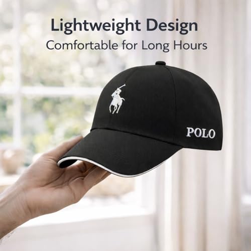 Image of Baseball Cap for Men Original Adjustable Unisex Cap, Mens Caps Stylish, All Sports Type Caps or Hats, Free Size, UV Protection, Sports Cap for Men's, Outdoor Casual Wear (Pack of 1)