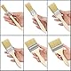 Kurtzy 30 Stk Wiederverwendbares Pinsel Set - 6 Größen - 1,3-10 cm Pinselkopf - Lackpinsel für Lacke, Farben, Klebstoffe, Gesso & Beizen - Acryl Pinsel für Malerbedarf