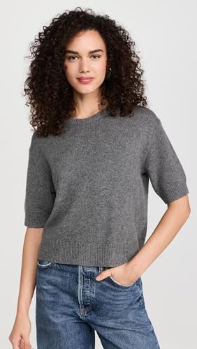 Theory Women's Crop Cashmere Tee2