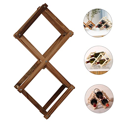 Soporte de vino Mikinona de madera para encimera y pared miniatura 4