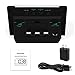 ANJANK Digital Alarm Clock for Bedrooms, Dual USB Charger Ports, Large Numbers Electronic Display with Dimmer, Big Night Light, Easy to Set, Compact Basic Clock for Desk,Nightstand, Battery Backup