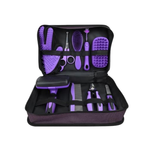 Juego de herramientas para el cuidado de mascotas con kit de 9 piezas antitirones 2