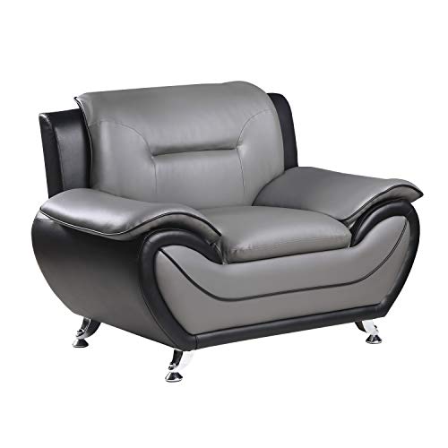 Lexicon Fenwick Living Room Chair, Gray/Black #TOP1