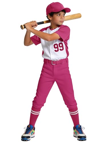 Image of MIVEI 2T 3T 4T 5T to 16Years Toddler Baseball Pants Youth Boys Tball Pants