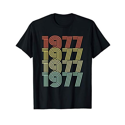 1977 año cumpleaños vintage regalo de cumpleaños Camiseta