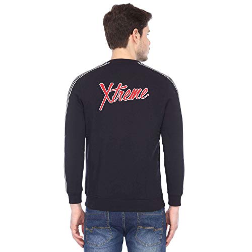 Image of Spykar Men's Cotton Blend Hooded Neck Sweatshirts