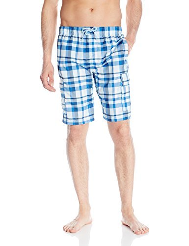 U.S. Polo Assn. Men's Peached Plaid Swim Short
