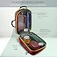 PULOX Erste-Hilfe-Rucksack - Notfallrucksack mit farbigem Klett-Modul-System - Unbefüllt