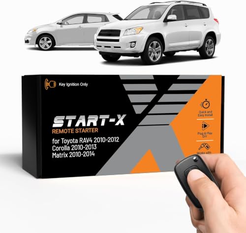 Start-X Car Remote Starter Kit for Toyota RAV4, Corolla & Matrix