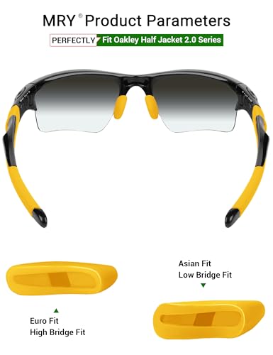 Image of Mryok Replacement Earsocks Nosepieces Kits for Oakley Half Jacket 2.0 /2.0 XL
