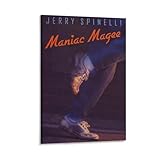 GRXYUNS Vintage Book Cover Art Poster Maniac Magee Print Poster Canvas Wall Art Poster For Room Aesthetic And Decor Pictures For Living Room Bedroom Decor 24x36inch(60x90cm)