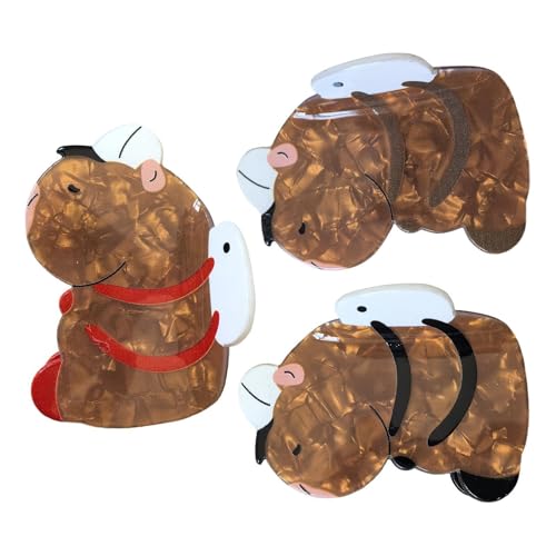 Horquillas para el pelo de animales con pinza antideslizante infantil para verano