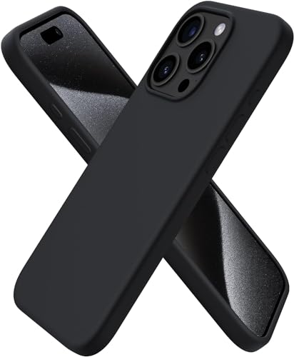COPPAIRE Back Cover Compatible with iPhone 15 Pro, Slim Liquid Silicone 3 Layers Full Phone Covered Soft Gel Rubber Case Protective Phone Cover - Black (B0CH3MX2VG) Amazon Price History, Amazon Price Tracker