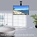 Yegosh Electric Ceiling TV Mount, Remote Adjustable Flip Down Bracket for 32 to 70 Inch Flat Curved Screen TVs Max VESA 600x400mm, Motorized TV Ceiling Mount for Flat Pitched Roof Indoor Outdoor