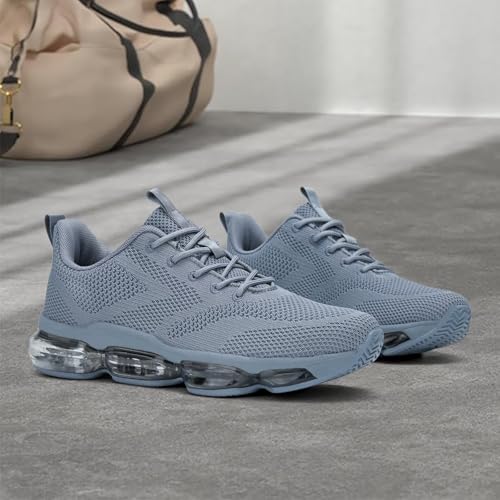 Image of Mens Running Shoes Air Low Top Comfort Walking Lace Up Sneakers Breathable Fashion Tennis Sport Gym Fitness Cross Trainers