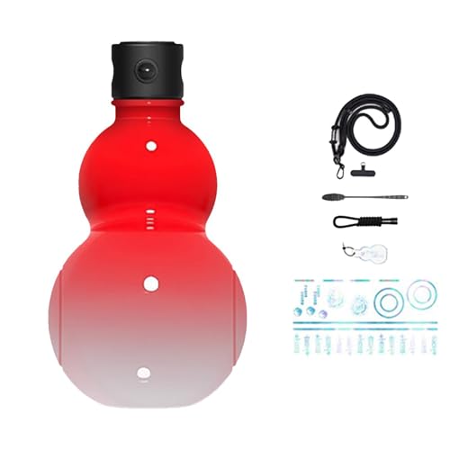 Bouteille d'eau portable d'extérieur étanche avec pendentif pratique - 8