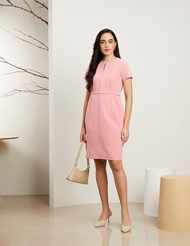 Image of Symbol Premium Women's Sheath Dress (Knee Length | Desk-to-Dinner) (Available in Plus Sizes)