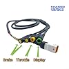 E-Bike Motor Cable 1T4 Cable Fit For Bafang M400 G330 G510 M620 Can & Uart With 130X Black(1T4 uart +130x) #3