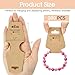 200 Pcs Bracelet Necklace Display Cards, Self Adhesive Jewelry Packaging, Sturdy Hanging Displays for Vendors Selling Chokers, Earrings Hair Accessories, Small Business Holder, 4.75x1.75 Inch (Brown)