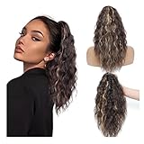 Pferdeschwanzverlängerung Pferdeschwanzverlängerung mit Krallenclip für Wasserwellen Kurz...